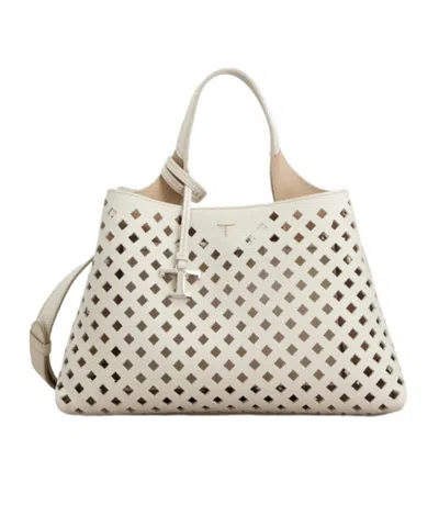 Tod's Shoulder Bag With Handle In White