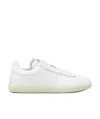Tod's Leather Sneaker Tabs With In White