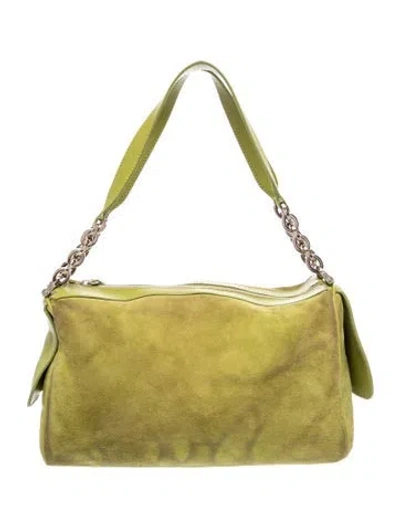 Pre-owned Tod's Signature Shoulder Bag In Green