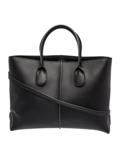 Pre-owned Tod's Signature Tote In Black