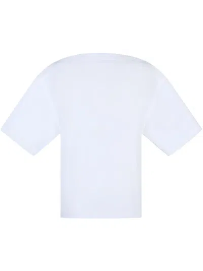TOD'S SLASH-NECK COTTON T-SHIRT