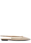Tod's Tods Slingback Ballerina Flats In Sand