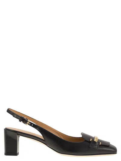 Tod's Leather Pumps For Comfort In Black
