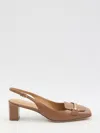 Tod's Slingback Pumps In Brown