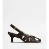 Tod's Slingback Pumps In Leather