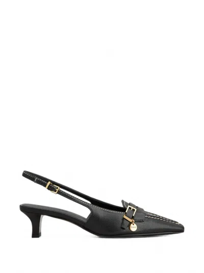Tod's Slingback Pumps In Leather In Multi