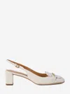 Tod's Slingback Pumps In White