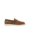 Tod's Chunky Rubber Sole Round Toe Loafers In Noce Chiaro