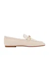 Tod's Woman Loafers Beige Size 8 Calfskin In Nude