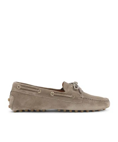 Tod's Slip-on Loafers In Gray