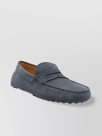 Tod's Slip-on Loafers Penny Slot In Blue
