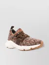 Tod's Slip-on Sneakers Featuring Knitted Upper In Brown