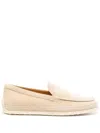 Tod's Slip-on Suede Loafers In Brown