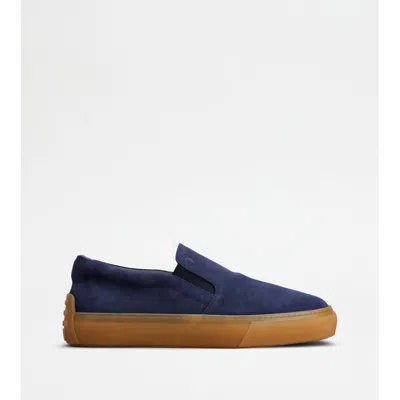 Tod's Slip-ons In Suede In Brown