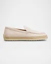 Tod's Slipper Loafers In Leather In Glove