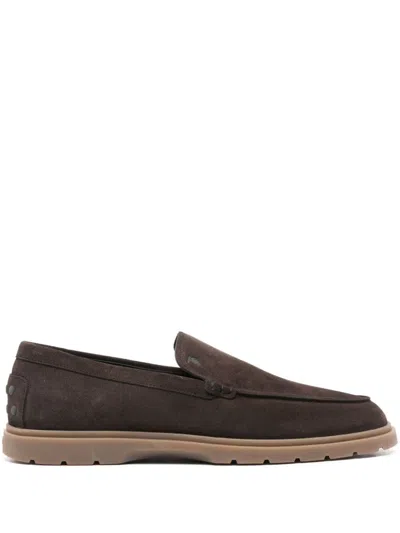 TOD'S SLIPPER LOAFERS IN SUEDE