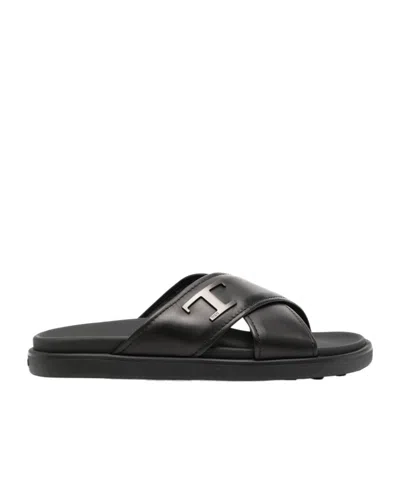 Tod's Slippers In Black