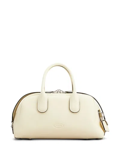 Tod's Small Darsena Tote Bag In White