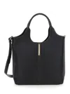 Tod's Small Ebr Shopping Bag In Black