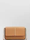 Tod's Small Leather Flap Bag In Brown