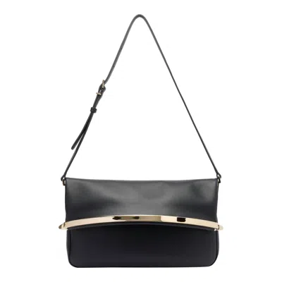 Tod's Small Leather Flap Bag In Black