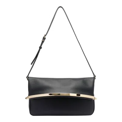 Tod's Tods Small Leather Flap Bag In Black