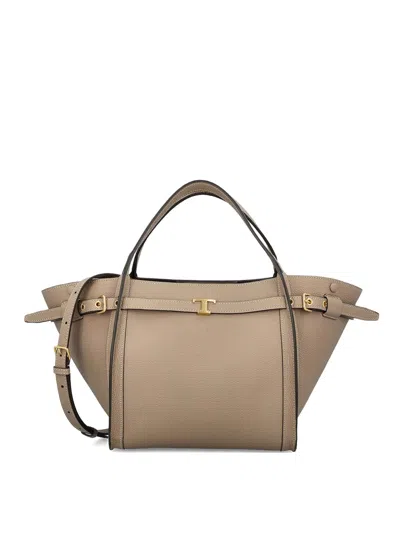 Tod's Small Leather Handbag In Brown