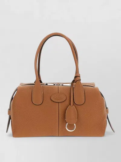 Tod's Small Leather Shoulder Bag Detachable Strap In Brown