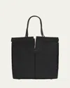 Tod's Small Leather Tote Bag In Nero