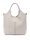 Tod's Small Leather Tote Bag In White