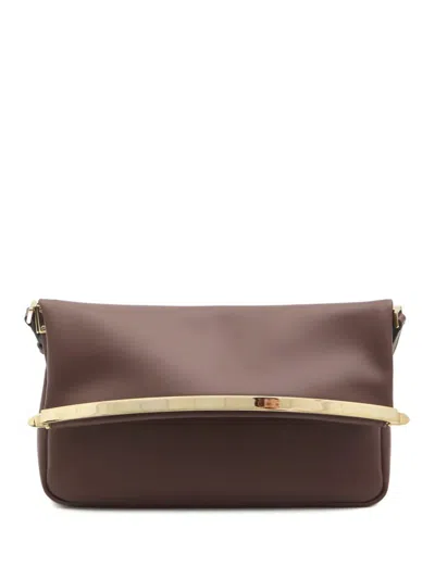 TOD'S SMALL MAGENTA BAG FLAP