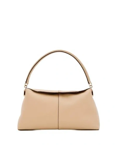 Tod's Small Messenger Leather Shoulder Bag In Neutrals