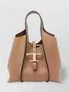 Tod's Small Pebbled Tote Bag With Removable Strap