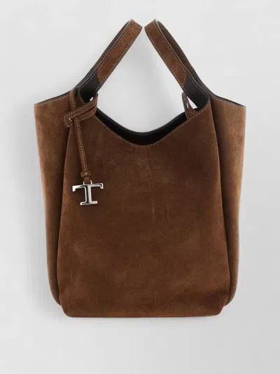 Tod's Small Secchiello Bucket Bag Adjustable Strap In Brown