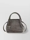 Tod's Small Structured Handbag Suede Finish