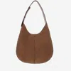 Tod's Women Di Bag Small Suede Leather Hobo Bag In Marrone Chiaro