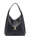 Tod's Tods Small T Timeless Grained Leather Shoulder Bag