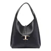 Tod's Small T Timeless Shoulder Bag In Black