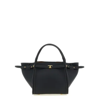 Tod's Tods Small Tim Shopping Bag In Black
