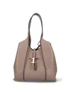 Tod's Small Tote Bag "t-timeless" In Brown