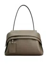 Tod's Wave Bag In Leather Small In Green