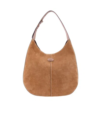 Tod's Snap Shoulder Bag In Brown