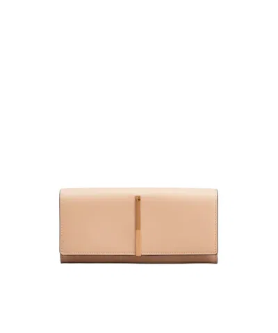 Tod's Snap Wallet In Nude