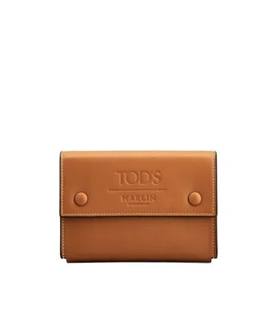 Tod's Snap-on Storage Bag In Red