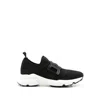 Tod's Womens Tods Sport Run 54c Calzino Logo-embellished Mesh-knit Low-top Trainers In Black