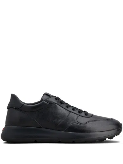 Tod's Ods Mens Black Brand-debossed Leather Low-top Trainers