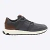 Tod's Contemporary Grey Sneakers With Suede And Leather Accents In Gray