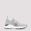 Tod's Grey Knit Sneakers Rubber Sole In Gray