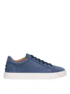 Tod's Sneakers In Nabuk Di Vitello In Blue