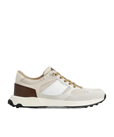 TOD'S TOD'S PANELLED LACE-UP SNEAKERS